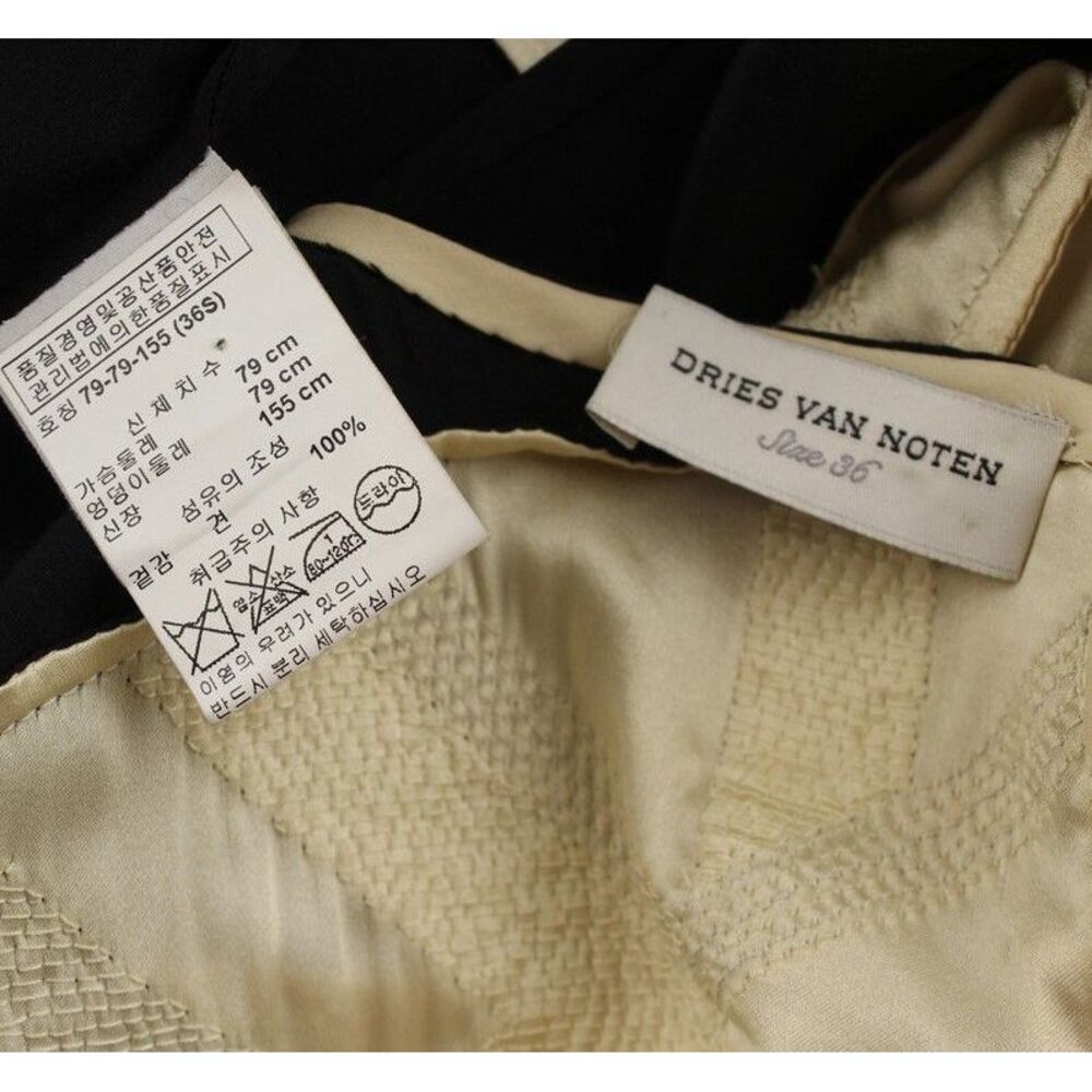 Dries Van Noten Multi-pattern Beaded Silk Top - image 4